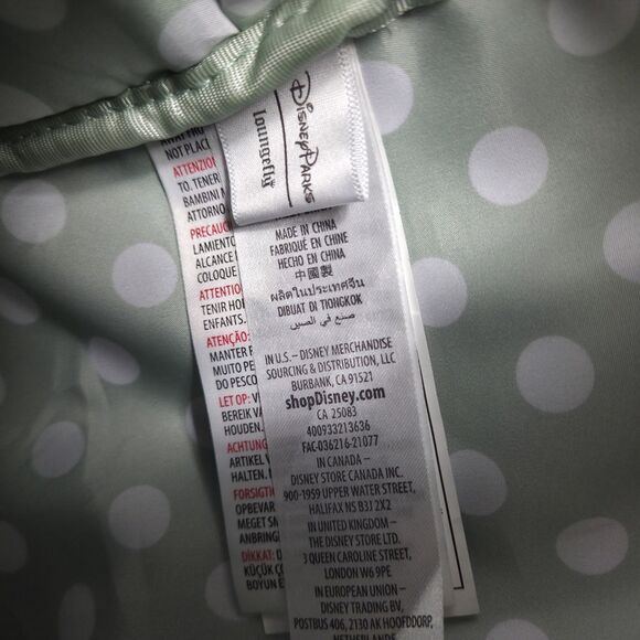 Disney Parks Loungefly Mint Green Sequin W Bow Mini Backpack Retired Rare Cute! - Picture 16 of 16